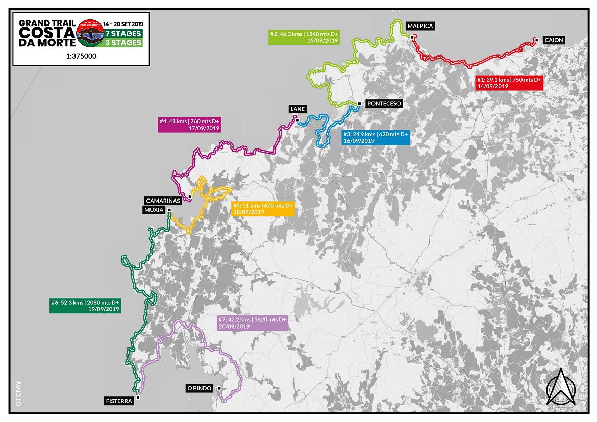 Gran Trail Costa da Morte 2019: modalidad, recorridos e inscripciones
