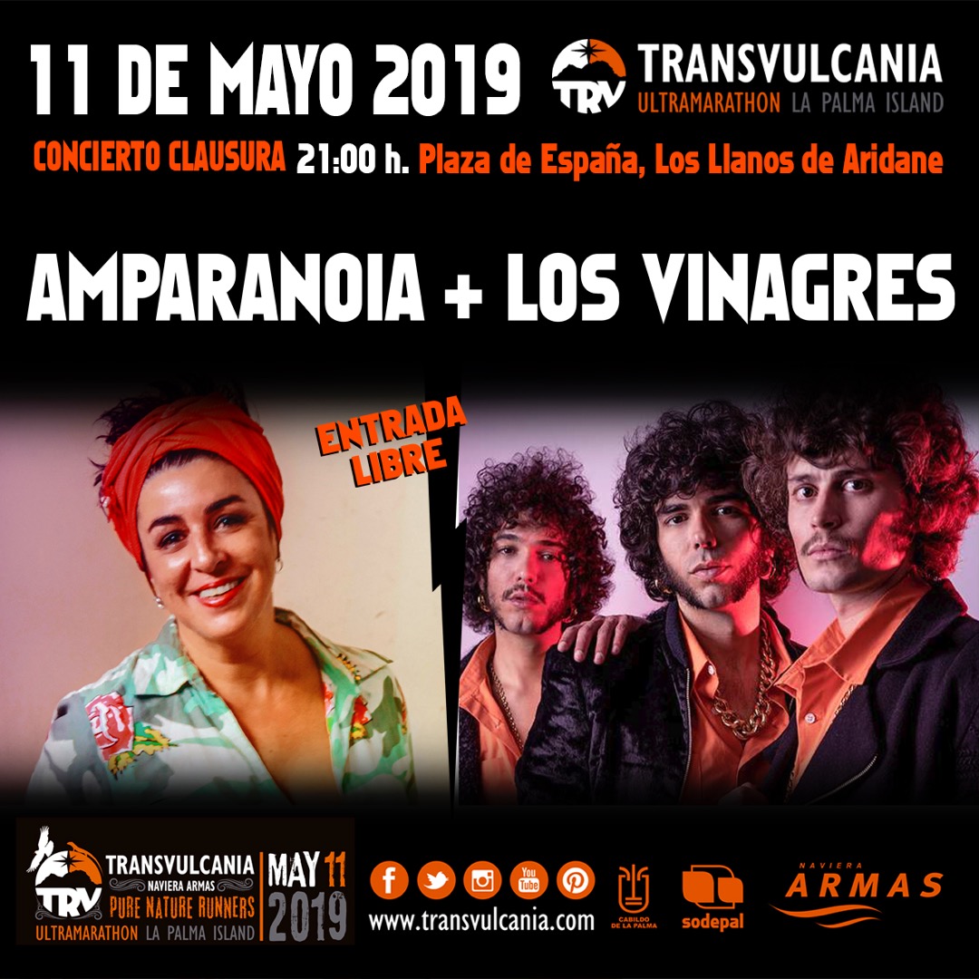 Amparanoia y Los Vinagres cerrarán La Transvulcania Naviera Armas 2019