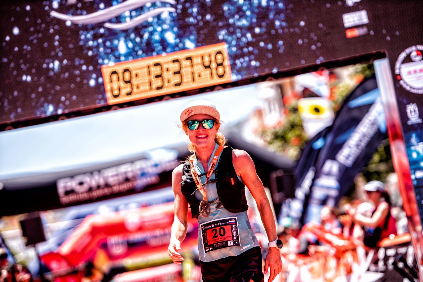 Ruth Croft y Ekaterina Mityaeva en Transvulcania 2020