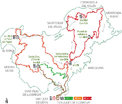 Collserola mapa